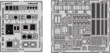 included in this set) 11 63 44 For futher detail sets look for eduard 73461 B-17F front