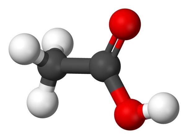 Struktura a fyzikální vlastnosti karboxylová skupina je planární vazebné úhly přibližně 120 molekuly karboxylových kyselin