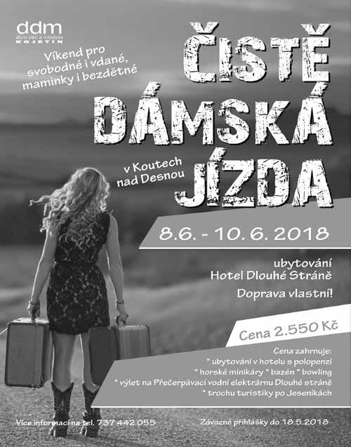 2018 Běh proti drogám VOLNÁ MÍSTA NA PŘÍMĚSTSKÝCH TÁBORECH 9. 7.