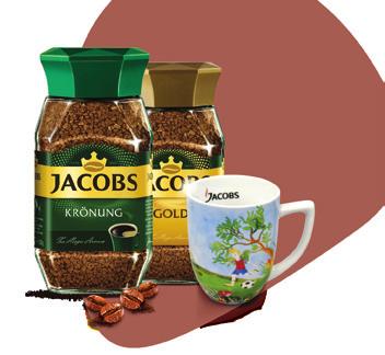 POPRADSKÁ ŠTANDARD KLASIK 250 g, mletá káva = 7,960 L OR ESPRESSO, CREMA 500 g, zrnková káva = 15,980 JACOBS