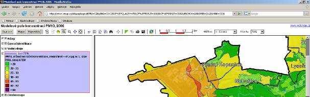 PM10 - rok 2006