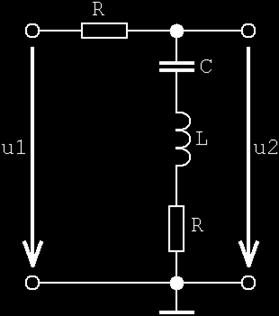 charakteristika + LCω + jωrc LCω + jω ( R + R ) Cs + ( R + R )