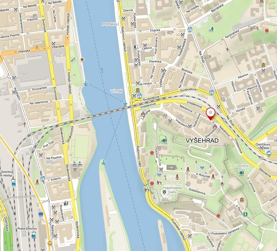 4.4 Územní podmínky Přemostění se nachází na jižním okraji centra hl. m. Prahy.