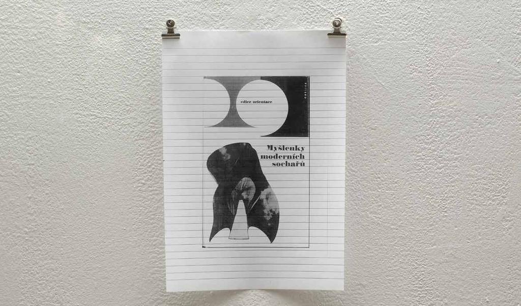 2013, Praha, Galerie Fredinanda Baumanna, Myšlenky moderních sochařů MYŠLENKY MODERNÍCH SOCHAŘŮ, 2013, xerox, kresba modrou propiskou, kancelářský papír, formát A4, 302 ks Všechny stránky knihy