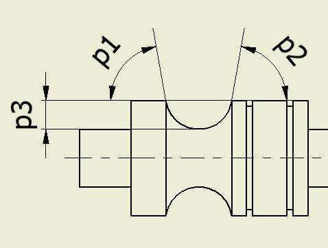 zároveň aby byla co nejmenší tlaková ztráta. Také se kladla podmínka, že pokud síla bude menší ne 1N pak rozhoduje o výsledné geometrii pouze tlaková ztráta.