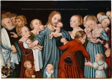 , Christus in der Rast, 1541. Staatliche Kunstsammlungen Dresden, Gemäldegalerie Alte Meister.