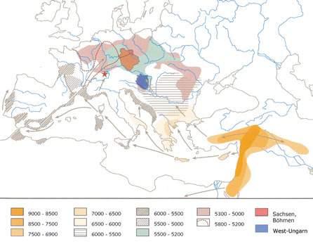 a mají takřka identickou výzdobu. Exemplárně tak ukazují blízkost regionů Saska a Čech na začátku mladší doby kamenné.