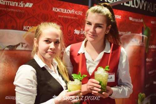 Barmanský kurz V letošním roce přijeli barmani ze Zlína předat své zkušenosti žákům