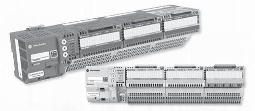 Distribuované vstupy/výstupy FLEX 5000 TM I/O FLEX 5000 TM I/O je nejnovější rodina vstupně výstupních modulů. Svým vzhledem připomínají starší moduly FLEX TM I/O 1794.