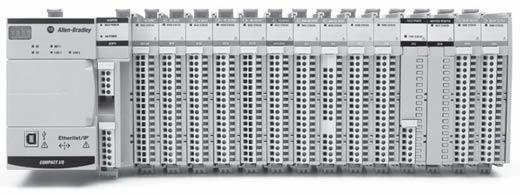 Distribuované vstupy/výstupy Distribuované vstupy a výstupy 5069 Compact I/O TM Vstupně/výstupní moduly pro CompactLogix TM Gigabit a ControLogix 1756-L8x 5069 Compact I/O TM jsou vstupně/výstupní