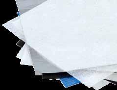 PAROC DESKY PRO AKUSTICKÉ IZOLACE POPIS KAŠÍRŮ DESEK INVENT N1 - plsť ze skelného vlákna bílé barvy, jednostranný kašír N1/N1 - plsť ze skelného vlákna bílé barvy, oboustranný kašír N3 - plsť ze