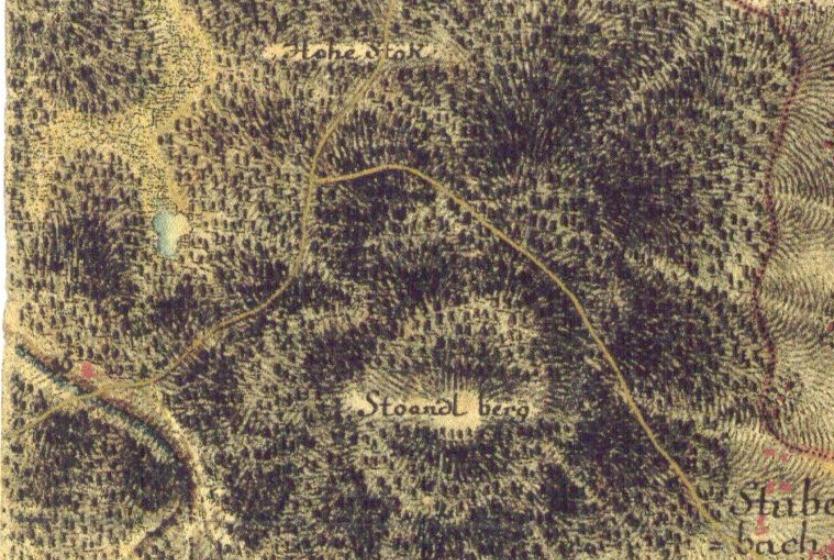 Přílohy Mapy Mapa 1. Mapa I. vojenského mapování (josefského) z let 1764-1768 a 178-1783.