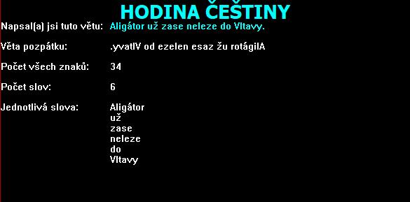 Úloha č. 4 - Kategorie B Baltíkova škola Vyzkoušejte Baltíka, jak umí češtinu a matematiku. 45 bodů a) Hlavní menu 8 bodů Vytvořte na obrazovce hlavní menu podle obrázku.