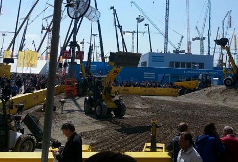 Na veletrhu stavebních strojů, strojů na výrobu stavebních hmot a těžařských strojů vystavovalo přes 3 423 vystavovatelů z 58 zemí světa,