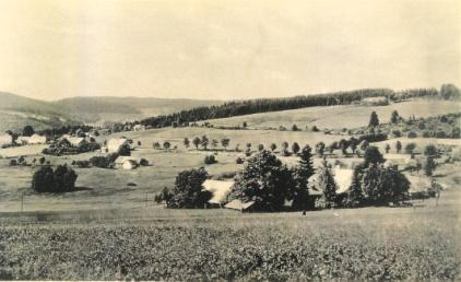 Josef Rudolf Schmid kupuje v roce 1868 pozemky poblíž Kůsova a v dubnu 1873 podává žádost Okresnímu hejtmanství v Sušici o povolení stavby nové sklárny se statkem.