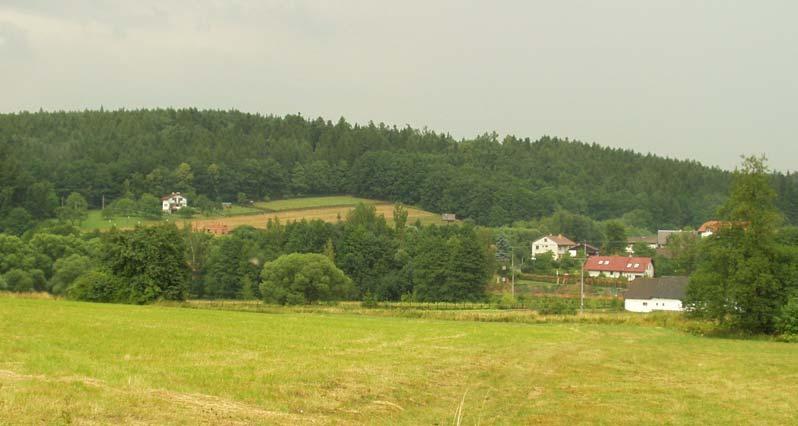 3. JEDOVÁ HORA (DĚDOVA HORA) U NEŘEŽÍNA Lokalizace Jedová hora (537 m n. m.) leží jv. od Komárova a jz. od Hořovic nad obcí Neřežín, přičemž tvoří předhoří brdskému hřebenu Beranec (662 m n. m.) - Obr.