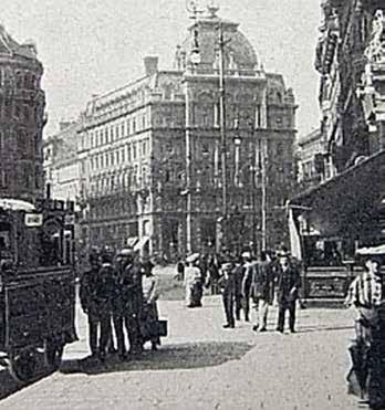 -701- Palác Equitable, Vídeň dobová fotografie