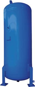 provedeních: P - práškově modře lakované v odstínu RAL5015, G - oboustranně galvanizované Tlakové nádoby VV - stojaté provedení s tlakem 21 bar Objem (l) Prac.
