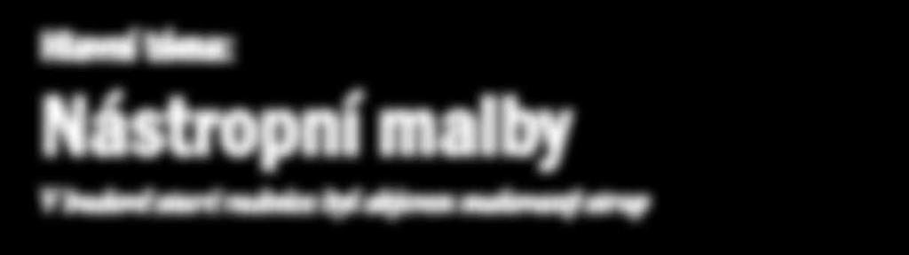 Nástropní malby V budově staré