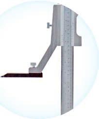krok Reading ( - inch) Mezní chyba () Aretace Lock Váha Weight (Kg) 31030620 0 300, 12" 0,05-1/128" ± 0,03 šroubek / screw 4,5 32050520 0 500,