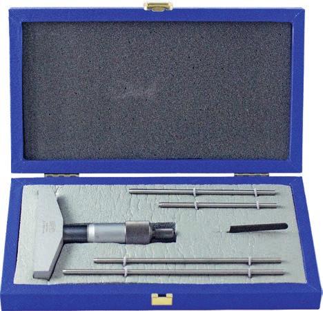 : 3-45 Vernier: 0,01 : DIN 863 Screw pitch: 0,5 DUTINOVÝ MIKROMETR 3-45 MM INTERNAL MICROMETER 3-45 MM 251430/DIN 863 Mezní chyba 46010486 3-10 ± 0,01 46045486 5-45 ± 0,015 Analogový mikrometrický