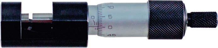 4 Mikrometry Micrometers MIKROMETR NA DRÁT A KULIČKY 0-10 MM WIRE AND BALL MICROMETER 0-10 MM 251456/DIN 863 Vhodné pro měření ocelových kuliček nebo průměru drátu. Tvrdokovové doteky.