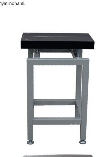8 Stojany a granit Stands and granite OCELOVÉ STOJANY POD GRANITOVÉ DESKY GRANITE PLATE STANDS Ocelové stojany jsou vyrobeny z pevnostních profilů.