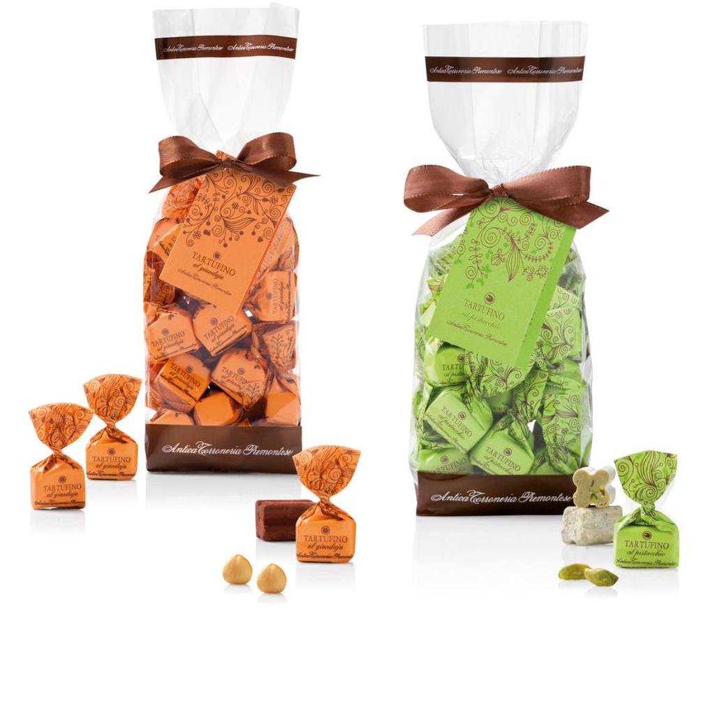 T0615202000 - LANÝŽE SLADKÉ GIANDUJA Lanýžové bonbony sladké s čokoládou gianduja sáček 200g Art.