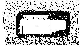 Montážní práce Výkop: Výkop by měl být asi o 85 cm hlubší a asi o 60 cm širší než rozměry zásobníka.