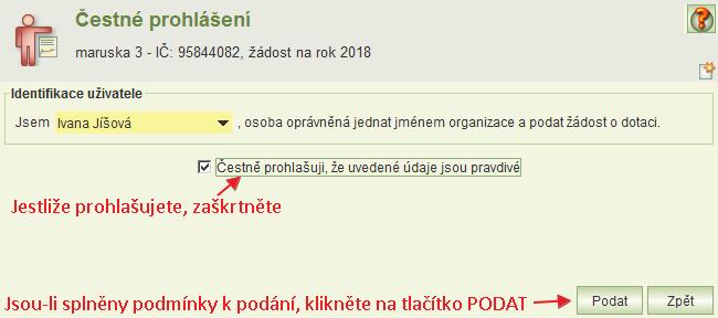 Po podání upraveného rozpočtu si ho můžete kdykoliv prohlédnout po kliknutí na tlačítko Náhled souboru nebo si uložit na svůj počítač (ve formátu PDF) po kliknutí na tlačítko Export do souboru.