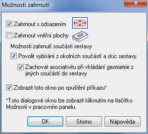 A Cvičení: Prvky sestavy Na kartě Domů ve skupině Kreslit vyberte příkaz Zahrnout.