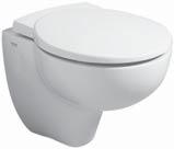 CE, EN 997 6 A/C a EN 38 k nádrži zabudovanej v stene alebo tlakovému splachovaču vrátane upevnenia na stenu s krytkami WC sedadlo, podľa DIN 19516 s poklopom, odnímateľné závesy: ušľachtilá oceľ
