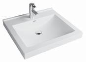 016 biela (Alpin) Futura s otvorom pre batériu, s prepadom 404160 512,50 615,00 60 x 54 cm Washtop R classic umývadlo na dosku Ø 47,4 cm so štandardným odtokom, bez prepadu 405474