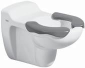 sedacou plochou z polyuretánu (PUR), zahrnutou v cene WC misy farba sedacej plochy: červená 201710 310,83