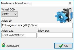 JView lze spustit přímo kliknutím na položku JView v popup menu Bridge-TEM.
