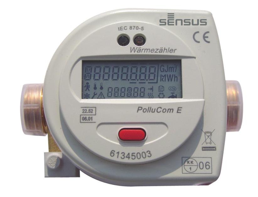 PolluCom E Kompaktný bytový meraè tepla/chladu Použitie Kompaktný meraè tepla/chladu PolluCom E je urèený na meranie spotreby energie vo vykurovacích alebo chladiacich zariadeniach.