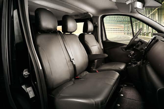INTERIÉR POTAHY SEDADEL* Vyberte si z ohromné nabídky potahů sedadel, které Mopar navrhl tak, abyste se ve svém voze cítili co nejlépe. 71807790 - Prémiové potahy sedadel - Přední.