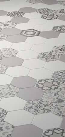 HEXATILE 17,5 x 20 Blanco Mate 17,5 x 20 cm 20339 42,50 /m 2 1