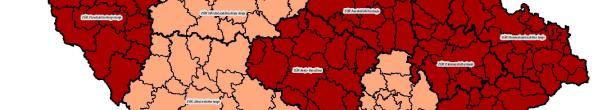 město Praha Středočeský kraj Jihočeský kraj Plzeňský kraj 9. 9. 2010 II. pol.