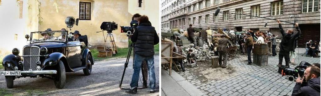 Natáčení seriálu Bohéma Dalším rekvizitně náročným projektem byla výprava vánočního příběhu Přání k mání.