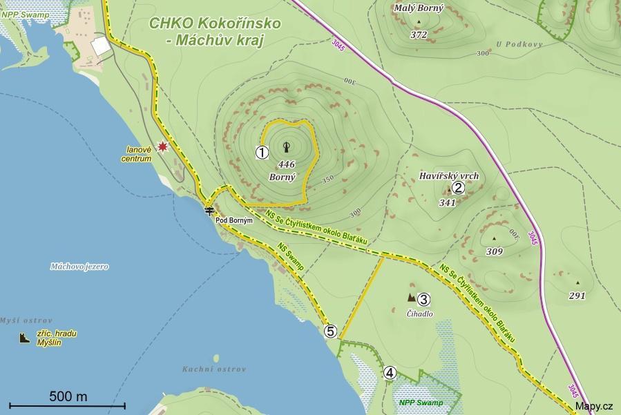 TURISTICKÁ MAPA S