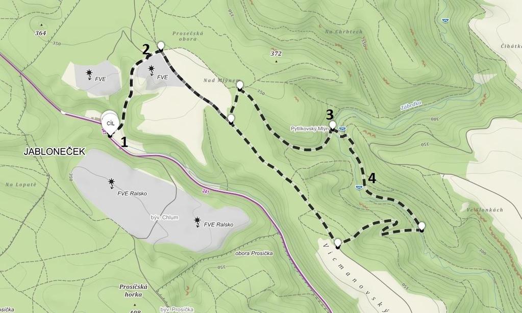 TURISTICKÁ MAPA S