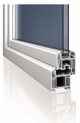 Plastové okna, parapet 6-ti komorový profil, izolační dvojsklo vnitřní barva bíla vnější barva bílá (viz popis standardního