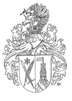 Orlické hory a Podorlicko 18: 131-135 (2011) Obr. 2. Erb rodu Ságner von Eisberg (převato z publikace Buben M. M., Vavřínek K., Almanach českých šlechtických a rytířských rodů 2005, Martin 2004, s.