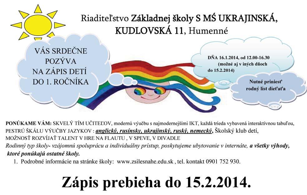 4 5.1.2015 Publicistika/Inzercia Podvihorlatské noviny HUMENNÉ.