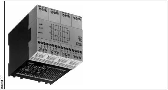 technika modul pro nouzové zastavení BL 5931 safemaster Grafické znázornění spínacího postupu Tlačítko Síť nebo nouzové zastavení (vypnutí) Při zkratu v obvodu zapínacího tlačítka () u typu BL 5931.