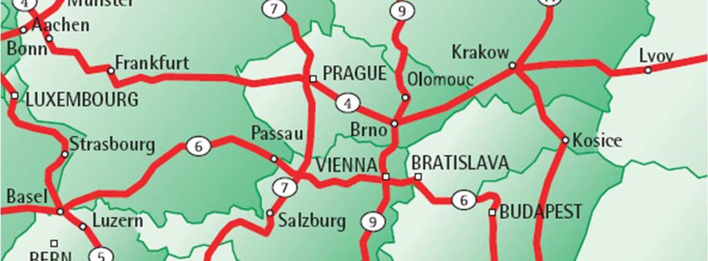 Součástí EuroVelo EV7 je Vltavská cyklistická cesta. Vltavská stezka vede podél toku řeky od pramene až po místo, kde se setkává s řekou Labe. Cestou prochází také Českými Budějovicemi. trasa č.