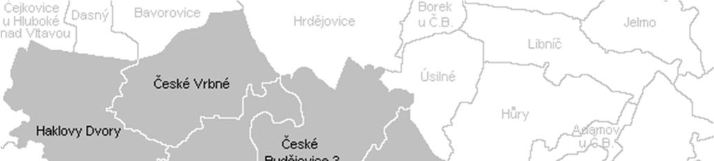 4 CHARAKTERISTIKA POPTÁVKY PO MOBILITĚ 4.1 VYMEZENÍ A POPIS ÚZEMÍ, SPÁDOVÉ OBLASTI MĚSTA Území města České Budějovice se v současnosti skládá z 11 katastrálních území.