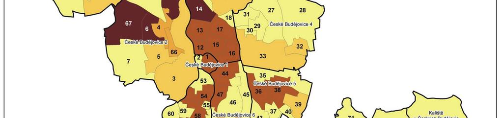 Obrázek 3 - Vývoj počtu obyvatel v ČB (Zdroj- Český statistický úřad) Vývoj počtu obyvatel v Českých Budějovicích od