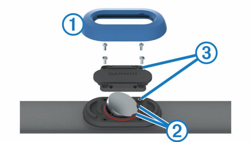 Rozsah nabíjecí teploty Rádiová frekvence/ protokol 0 až 45 ºC (32 až 113 ºF) Protokol pro bezdrátovou komunikaci ANT+ 2,4 GHz Bezdrátová technologie Bluetooth *Zařízení vydrží tlak odpovídající